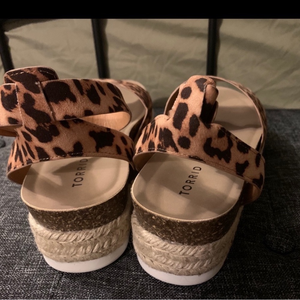 Torrid Wide Width Platform Sandals - image 1
